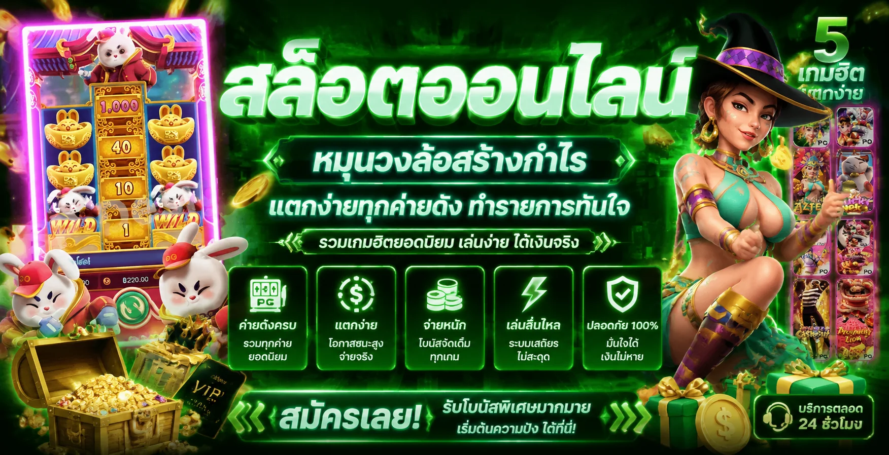 สล็อตออนไลน์ MAA69 รวมค่ายเกมดังแตกง่าย